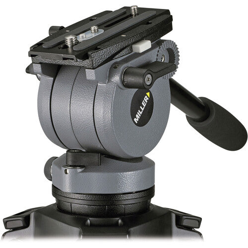 Miller DS-10 DV Fluid Head and Solo Aluminium Tripod