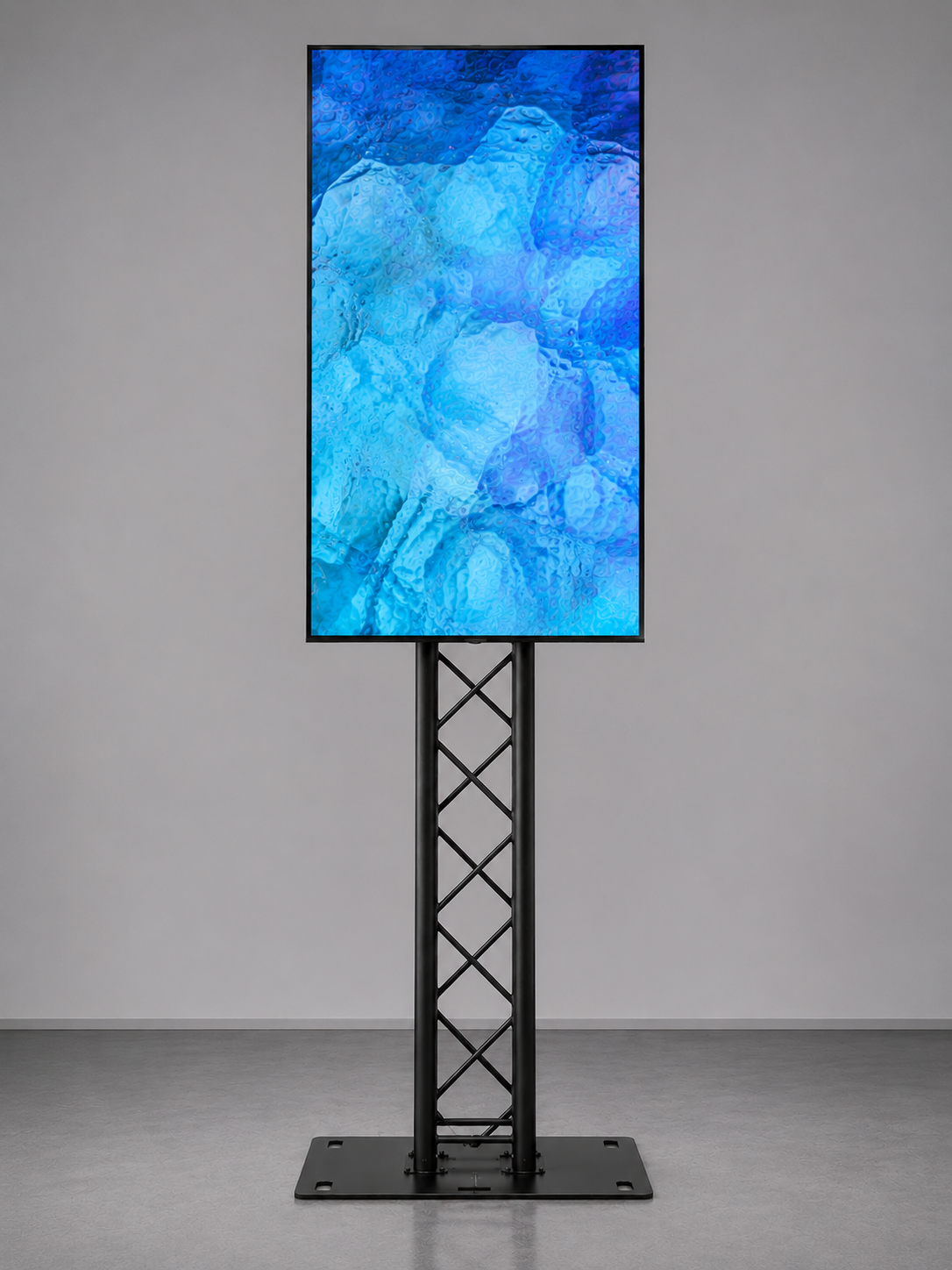75” 4K Event Display with Truss Stand