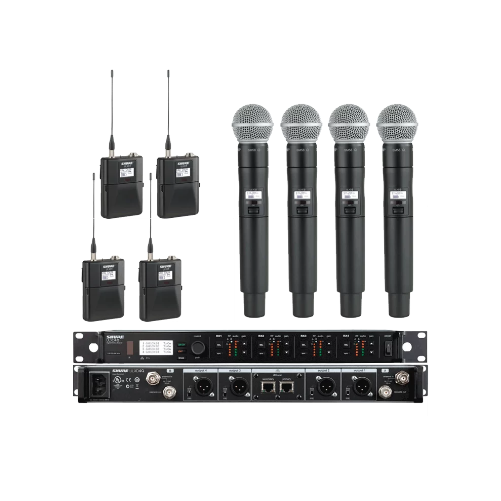 Wireless handheld & lapel Mic kit