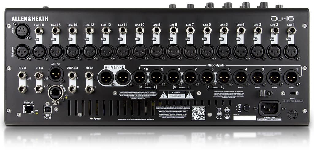 Allen & Heath Qu-16 16 channel Digital Mixer