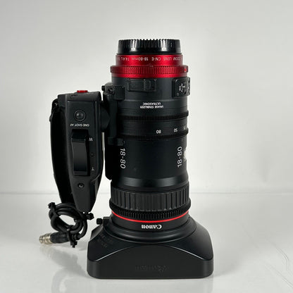 Canon CN-E 18-80mm T4.4 COMPACT-SERVO Cinema Zoom Lens (EF Mount)